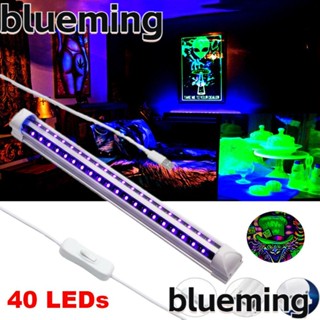 Blueming2 แถบไฟ Led 40 ดวง อัลตราไวโอเลต เรืองแสง สําหรับติดตกแต่งคลับ