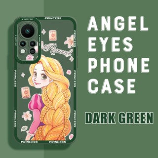 สําหรับ Huawei Nova 7i P30 Pro Y9S Y9 Prime 2019 การ์ตูน Rapunzel เจ้าหญิง ยางนุ่ม เคสป้องกันกล้อง เต็มเลนส์ เคสกันกระแทก