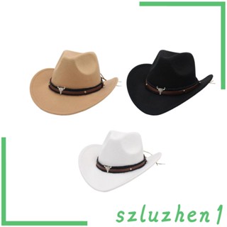 [Szluzhen1] หมวกคาวบอย คอสเพลย์ ปีกใหญ่ สไตล์ตะวันตก คาวเกิร์ล อุปกรณ์เสริม สําหรับผู้ใหญ่ ทุกเพศ