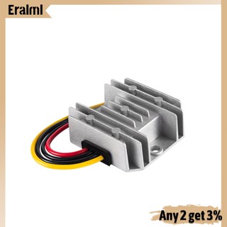 Eralml ตัวควบคุมแรงดันไฟฟ้า 24v เป็น 12v 5a dc Ip68 กันน้ํา อลูมิเนียมอัลลอยด์ dc-dc สําหรับยานพาหนะ