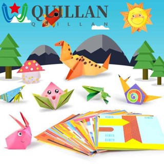 Quillan Origami สมุดกระดาษแฮนด์เมด 3D 54 หน้า สําหรับเด็กก่อนเรียน