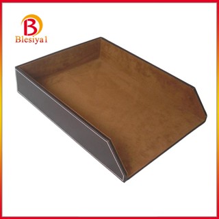 [Blesiya1] อุปกรณ์จัดเก็บเอกสาร หนัง PU สําหรับบ้าน โรงเรียน