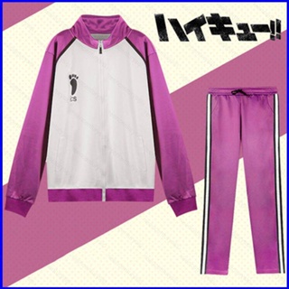 Gp1 Haikyuu Shiratorizawa School Ushijima Wakatoshi เสื้อโค้ทแจ็กเก็ต ชุดคอสเพลย์ เครื่องแบบกีฬา PG1