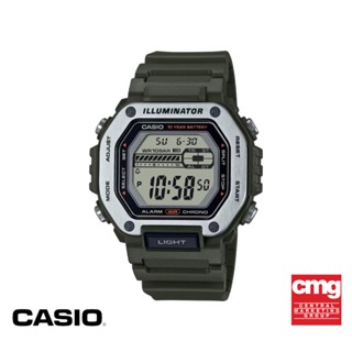 CASIO นาฬิกาข้อมือ CASIO รุ่น MWD-110H-3AVDF วัสดุเรซิ่น สีเขียว