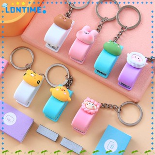 Lontime คลิปหนีบกระดาษ ลายการ์ตูนน่ารัก ขนาดเล็ก สําหรับจัดระเบียบเครื่องเขียน