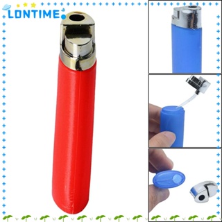 Lontime ของเล่นตลก พร็อพพลาสติก รูปไฟแช็กน้ํา สุ่มสี สําหรับเด็ก 4 ชิ้น