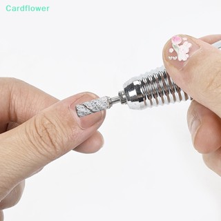 &lt;Cardflower&gt; ใหม่ แหวนตลับลูกปืน เพลาทราย สําหรับตกแต่งเล็บ ขายส่งจากโรงงาน