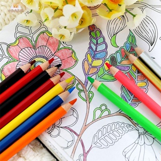 Odaka 10 ชิ้น / ถุง ดินสอขนาดเล็ก, เครื่องมือกราฟฟิตี สร้างสรรค์ เครื่องเขียน ดินสอสี, แฟชั่น นักเรียน ของขวัญ อุปกรณ์ศิลปะ ดินสอสี