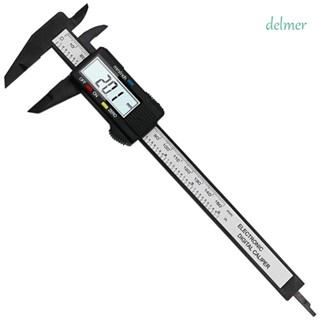 Delmer Vernier Calipers ไมโครมิเตอร์ ดิจิทัล คาร์บอนไฟเบอร์