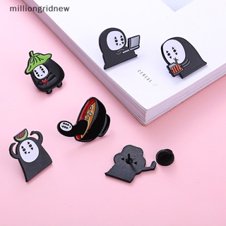 [milliongridnew] Kawaii Faceless เข็มกลัด โลหะผสม ลายการ์ตูนอนิเมะน่ารัก สร้างสรรค์ สําหรับเพื่อน ของขวัญ WQL