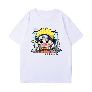 ขายร้อน Naruto Haruno SakuraHaruno Sakura พิมพ์แขนสั้นผู้ชายเสื้อยืดผ้าฝ้ายสีขาว