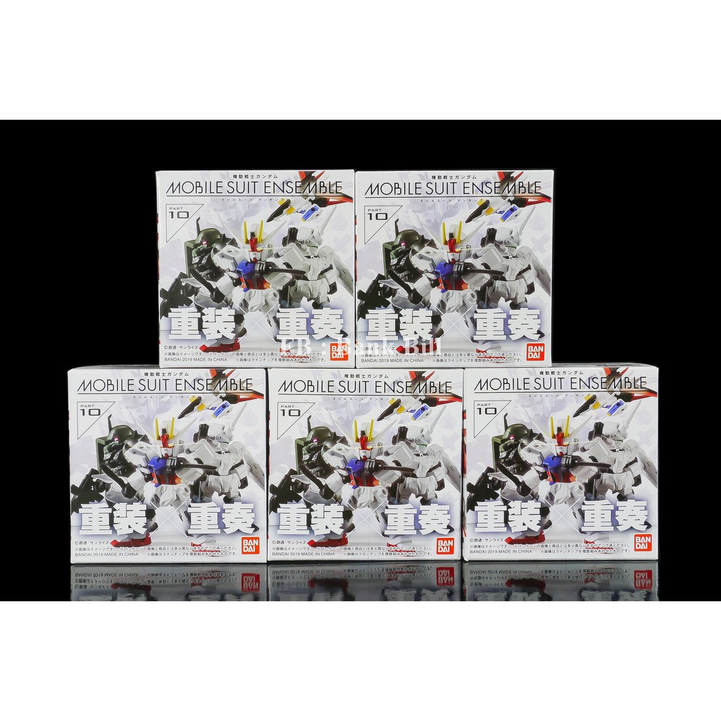 กันดั้ม Bandai Gashapon Gundam Mobile Suit Ensemble 10 - Strike Gundam, Unicorn Gundam, Geara Zulu, Other(ครบเซ็ต 5 แบบ)