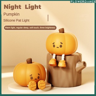 ใหม่ฮาโลวีนโคมไฟฟักทองบรรยากาศตกแต่ง Night Light เครื่องประดับเด็กบรรยากาศ Night Light เครื่องประดับดอกไม้