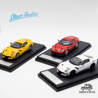 Stance Hunters โมเดลรถยนต์ 1:64 F12 TDF แบบเปิดฝากระโปรง