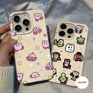 เคสโทรศัพท์มือถือ ลาย Toy Story Strawberry Bear น่ารัก ย่อยสลายได้ สําหรับ IPhone 11 14 13 12 15 Pro MAX 7Plus XR X XS MAX 6 6S 8 7 15 Plus SE