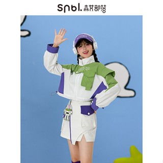 Buzz Lightyear Disney x SNBL American Cargo jacket fashion two-piece set ชุดเซ็ทบัซไลท์เยียร์ เที่ยวดิสนีย์แลน์