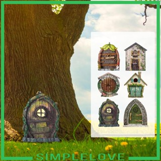 [Simple] แผ่นไม้ รูปใบหน้านางฟ้า 6 ชิ้น สําหรับตกแต่งสวน