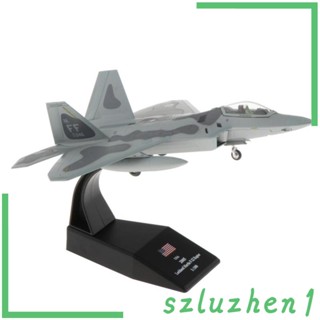 [Szluzhen1] โมเดลเครื่องบินรบ อัลลอย 1/100th สีเทา 2