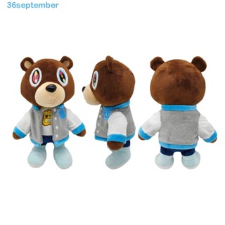 September Kanye Teddy Bear ตุ๊กตาหมี ตุ๊กตาการ์ตูนสัตว์ หมอนตุ๊กตา Kanye Teddy Bear นุ่ม ของเล่นเด็ก