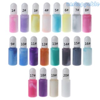 Un* หมึกเรซิ่น UV ปลอดสารพิษ 20 สี สําหรับทําเครื่องประดับ 0 35 ออนซ์ 10 มล.