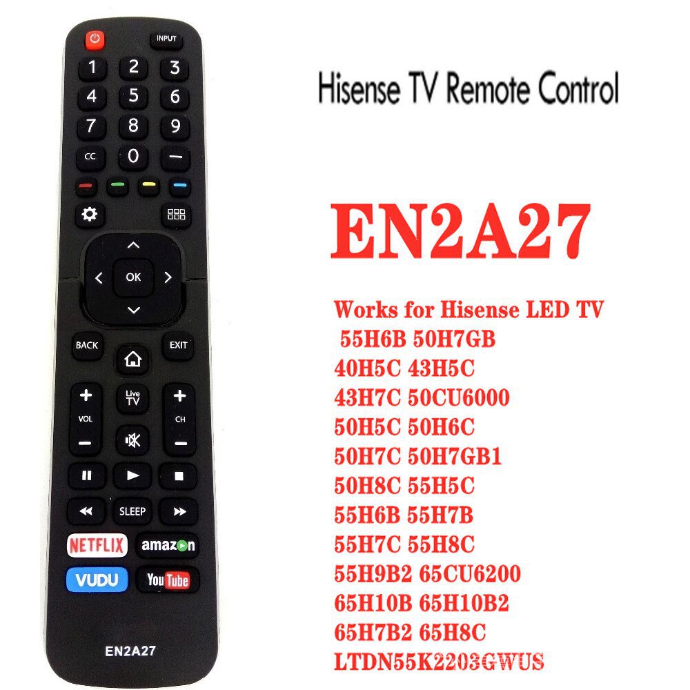 Dévant Hisense EN2A27 LED TV รีโมทคอนโทรล 55H6B ทํางานสําหรับ Devant Hisense LED TV 55H6B 50H7GB 40H