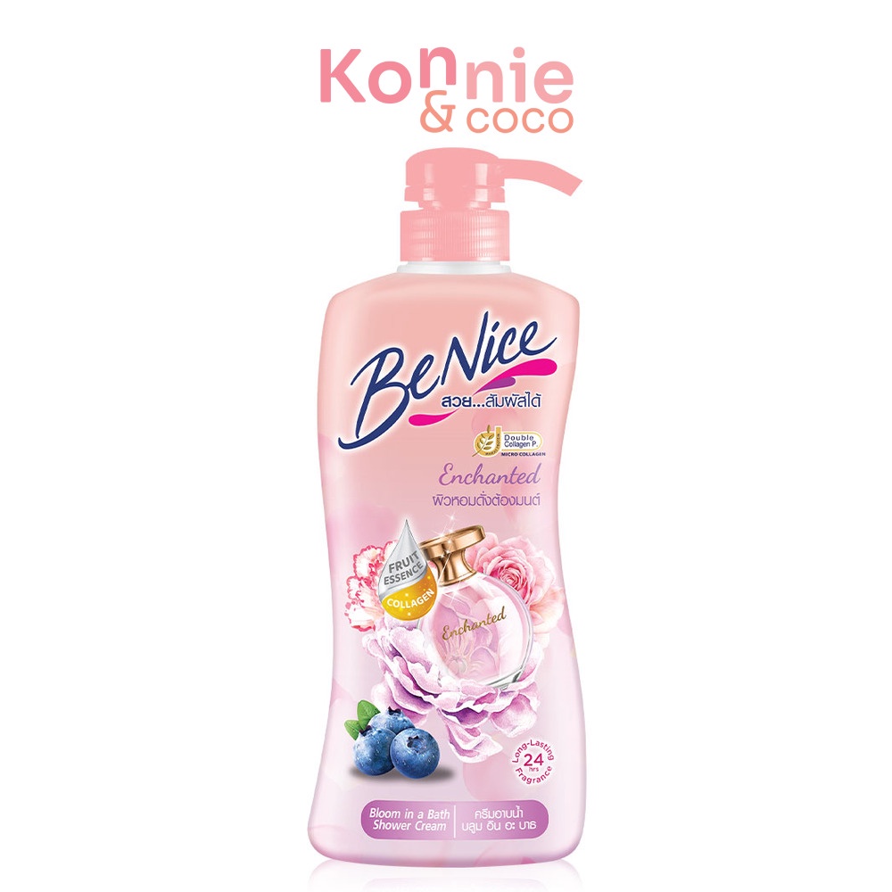 BeNice Shower Cream Bloom In A Bath Enchanted 400ml บีไนซ์ ครีมอาบน้ำ บลูม อิน อะ บาธ.