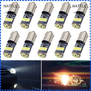 Wattle หลอดไฟสัญญาณ LED 4014 T10 15smd แบบเปลี่ยน สําหรับติดป้ายทะเบียนรถยนต์