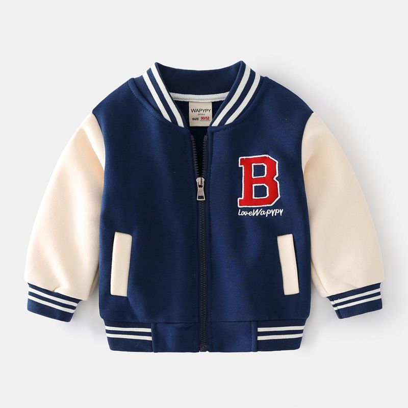 B Love Varsity Jacket/ เสื้อแจ็คเก็ตเด็กผู้ชาย/ แจ๊กเก็ตเด็กผู้ชาย