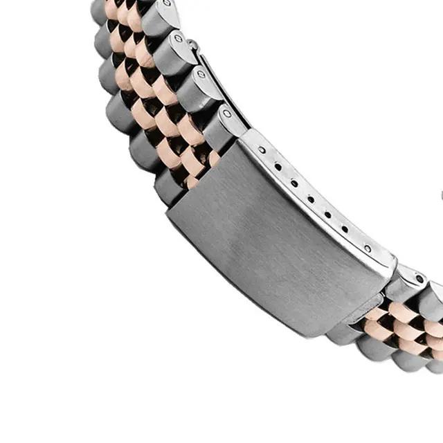 สายนาฬิกาข้อมือสเตนเลส ทรงโค้ง อุปกรณ์เสริม สําหรับ Rolex Seiko 13 มม. 17 มม. 18 มม. 19 มม. 20 มม. 21 มม. 22 มม.