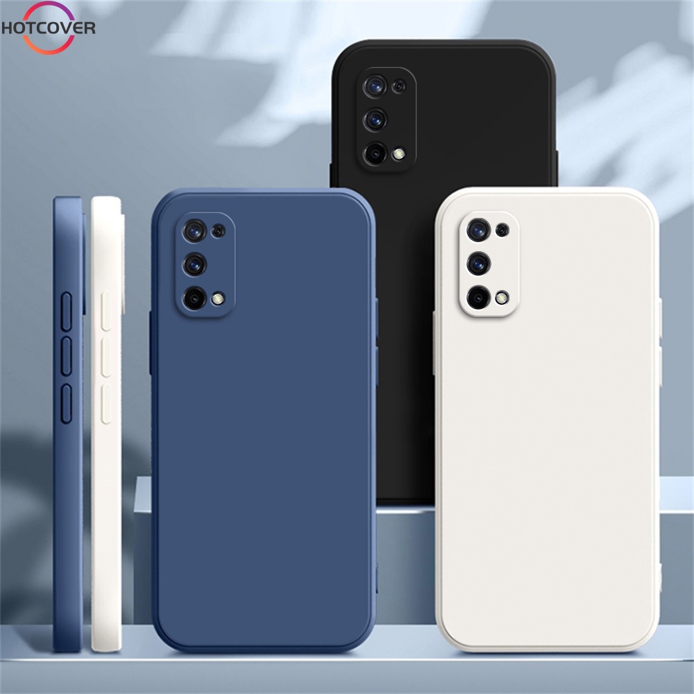 เคสโทรศัพท์ซิลิโคน TPU แบบนิ่ม ทรงสี่เหลี่ยม หรูหรา สําหรับ Realme X7 Pro Ultra Max Coque X7Pro X7Ma