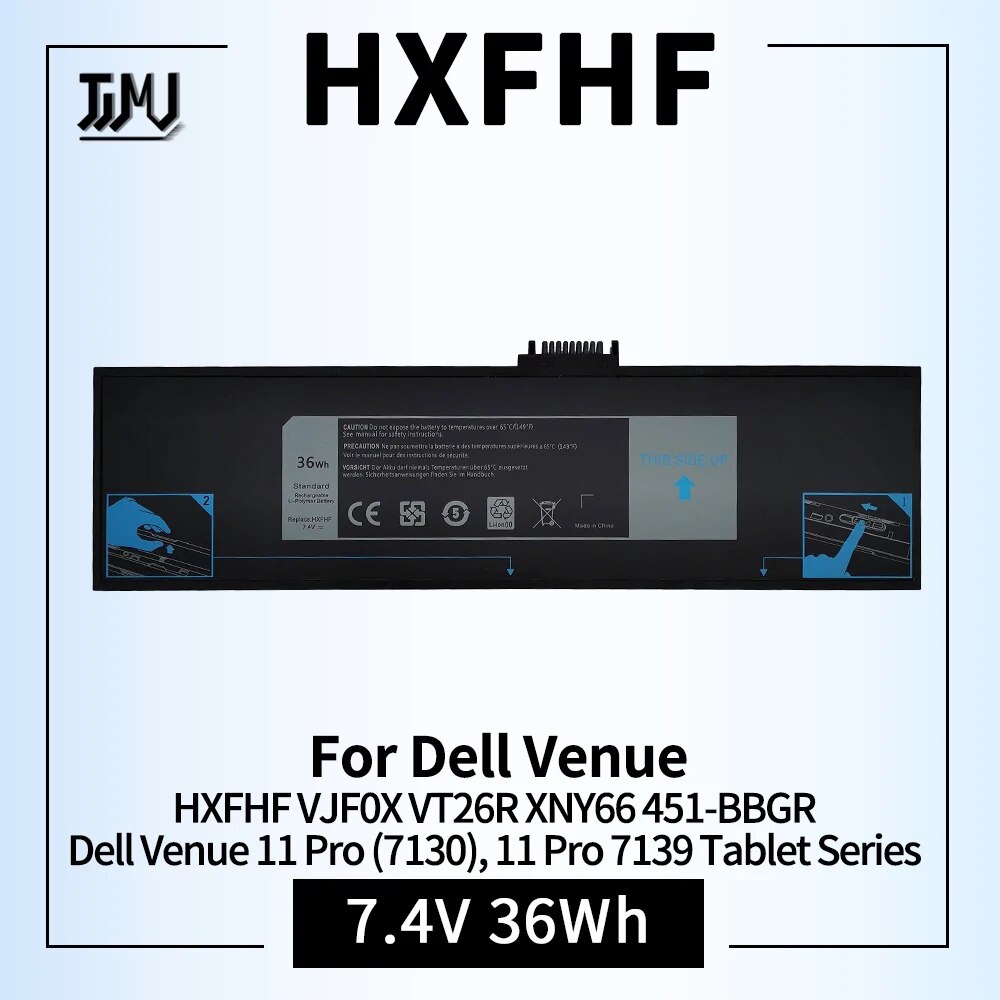 HXFHF แบตเตอรี่ for Dell Venue 11 Pro 7130 7139 7310 T07G T07G001 i3-4020Y i3-4030Y i5-4300Y i5-4210
