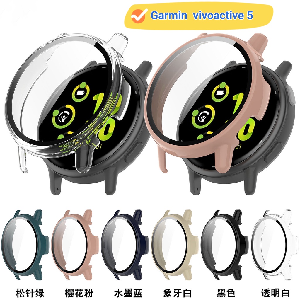 for Garmin vivoactive 5 เคส เคสป้องกันรอบด้าน 360° เคสแบบเต็มจอ Garmin vivoactive 5 เคส เคสเต็มจอ