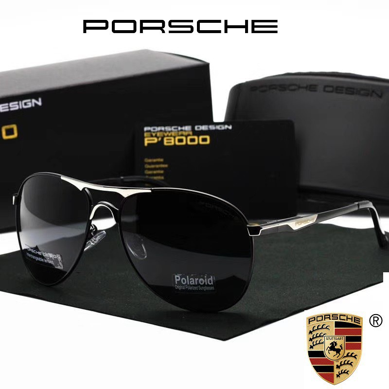 PORSCHE แว่นตากันแดด เลนส์โพลาไรซ์ ป้องกันรังสียูวี 400 สําหรับผู้ชาย