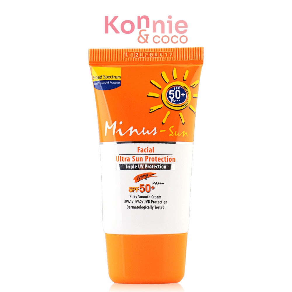 Minus-Sun Facial Ultra Sun Protection SPF50+/PA+++ 15g #Ivory.
