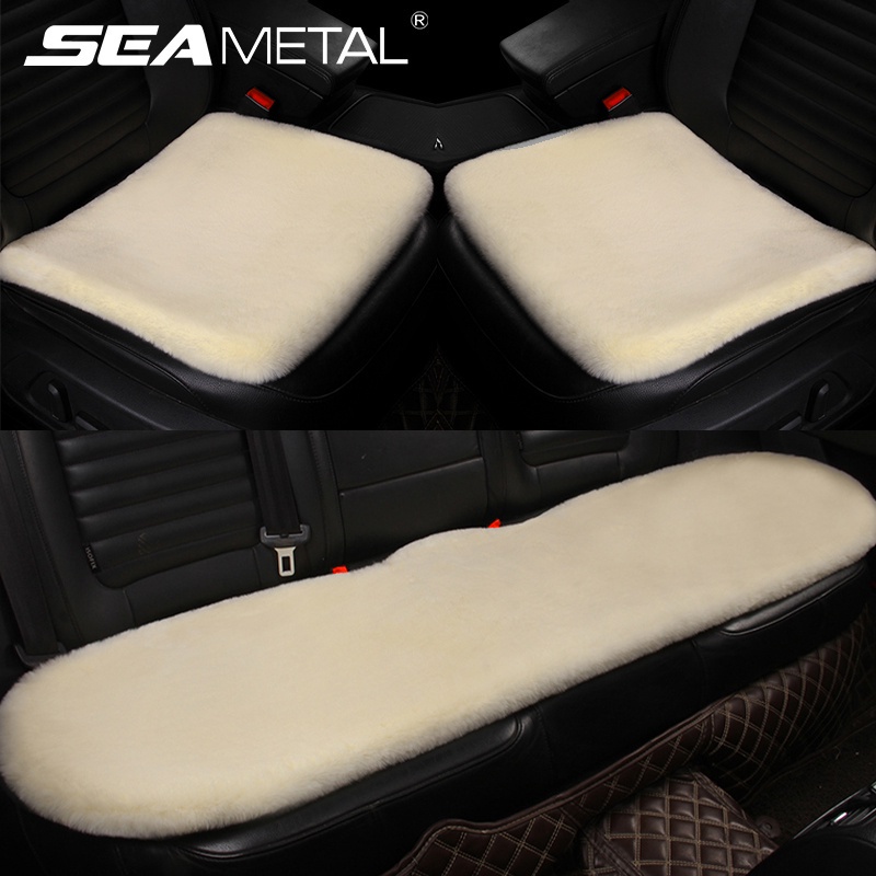 Seametal เบาะรองนั่งในรถยนต์ แบบสั้น เบาะรองนั่งหน้าและหลัง แบบหนา สากล สําหรับรถยนต์