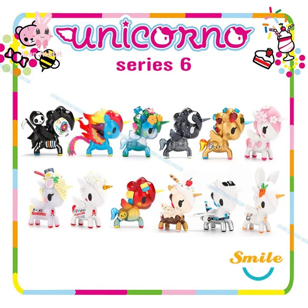 Tokidoki Bag Unicorn Blind Box Toy Genuine Goods Unicorn 6 Series Cartoon Characters Girl Gift