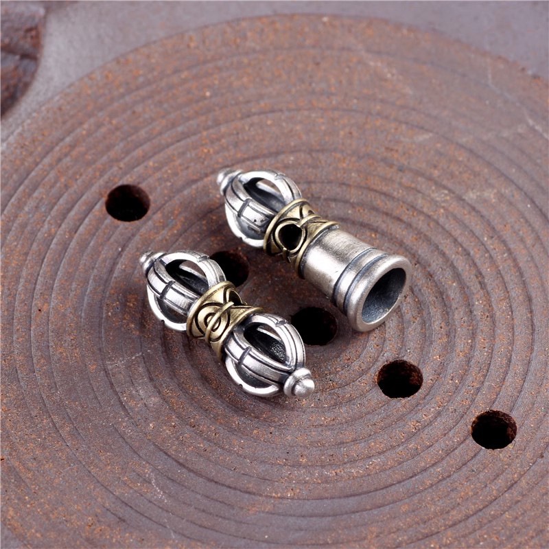 ลูกปัดกระดิ่ง สไตล์ทิเบตย้อนยุค diy อุปกรณ์เสริม สําหรับสร้อยข้อมือ