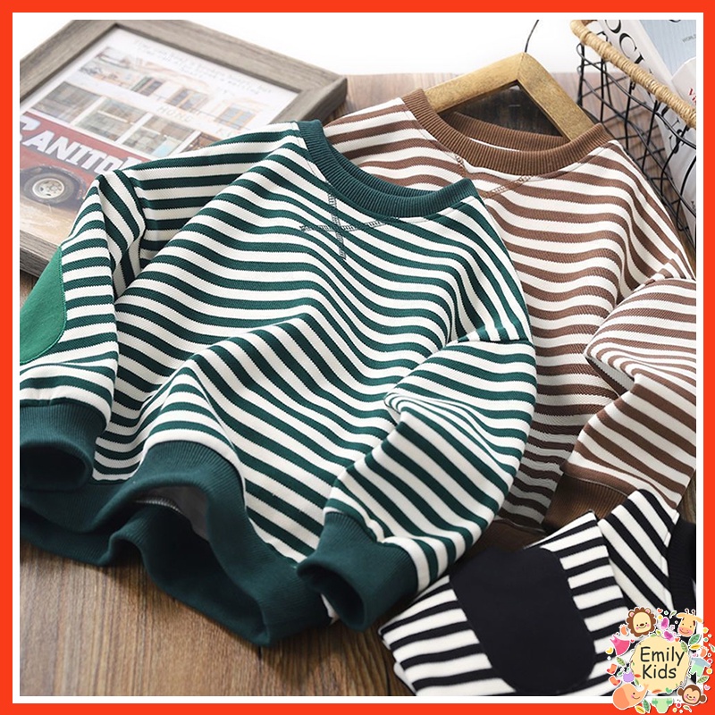 พร้อมส่ง เสื้อกันหนาว คอกลม แขนยาว พิมพ์ลายวันพีช สําหรับเด็กผู้ชาย ผู้หญิง 4-11 ปี