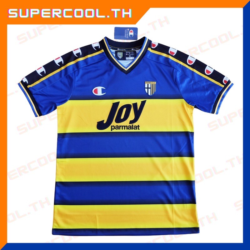 Parma 2001/2002 Retro Vintage Jersey เสื้อปาร์ม่า เสื้อParma nakata เสื้อบอลปาร์ม่า champion Parma j