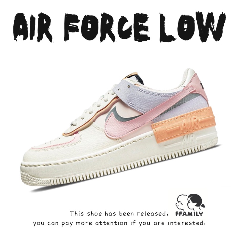 รุ่นนี้ฮิตมากกก Nike Air Force 1 Low Shadow CI0919-111 Sneakers ของแท้