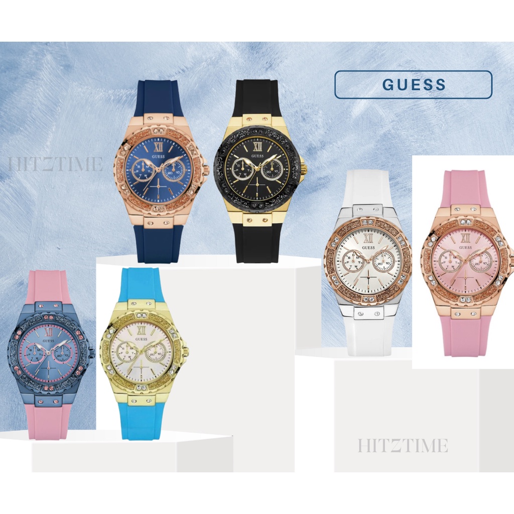 HITZTIME  นาฬิกา Guess OWG379 นาฬิกาข้อมือผู้หญิง นาฬิกาผู้ชาย แบรนด์เนม Brandname Guess Watch รุ่น 