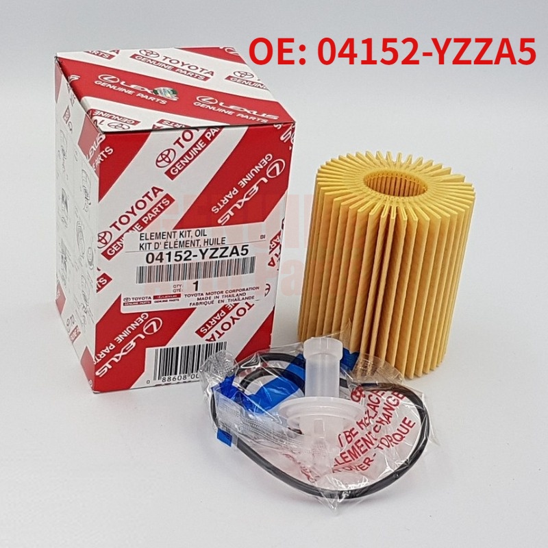 【ของแท้】ไส้กรองน้ํามัน สําหรับ Toyota FJ Cruiser 4.0 Prado (2009 Up) 04152-YZZA5