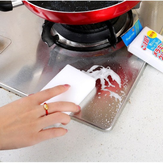 💖ซื้อ 10 แถม 1💖ฟองน้ำนาโน ฟองน้ำทำความสะอาด พร้อมบรรจุภัณฑ์ - รูปที่ 6