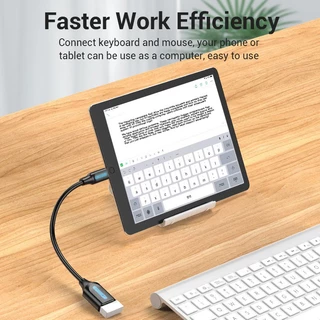 Vention Type-C สายเคเบิ้ล Otg อะแดปเตอร์ 480mbps เชื่อมต่อ Usb