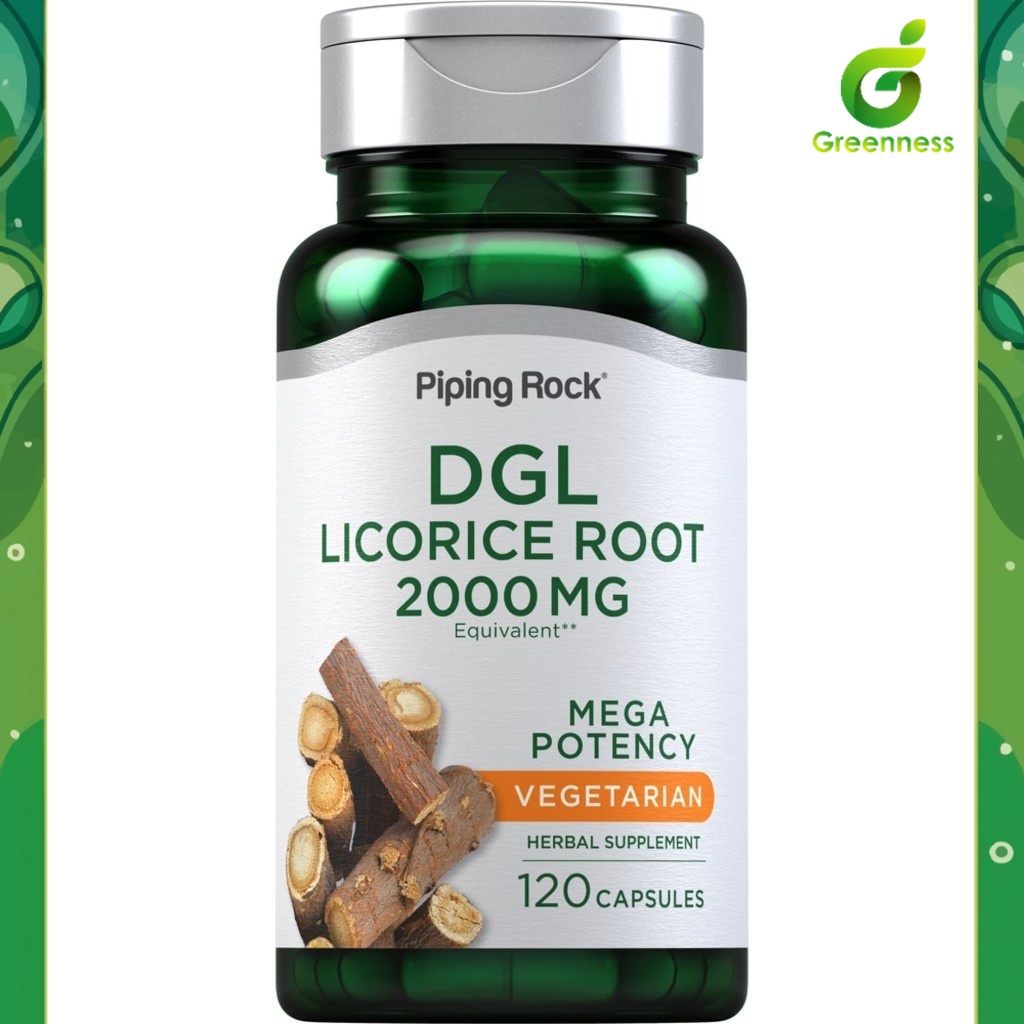 DGL Licorice Root | Deglycyrrhizinated 2,000 mg. (120แคปซูล) สารสกัดรากชะเอม