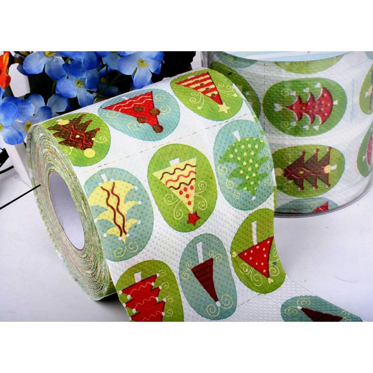 ม้วนกระดาษทิชชู่ ลายคริสมาสต์ ดอกไม้ หัวใจ พอร์ซเลน สีฟ้า และสีขาว แบบสร้างสรรค์ สําหรับผู้สูงอายุ จํานวน 1 ม้วน - รูปที่ 7