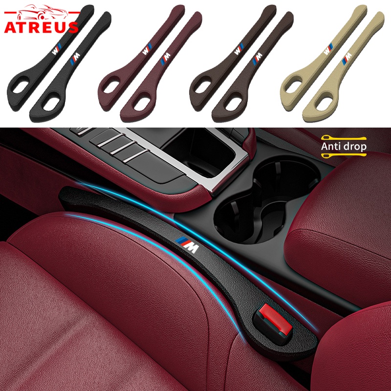 1/2ชิ้น BMW M Power ฟิลเลอร์ช่องว่างที่นั่งรถยนต์ เพื่อเติมช่องว่างระหว่างที่นั่ง และคอนโซล ปลั๊กช่องว่างที่นั่งรถ สำหรับ BMW G20 F10 E46 F30 E39 G30 E60 E90 X1 E84 645ci E63 E36 E30 X3 F25 X3 G01 X1 F48 F32 F34 E92 G22 F44 IX3 I4 IX