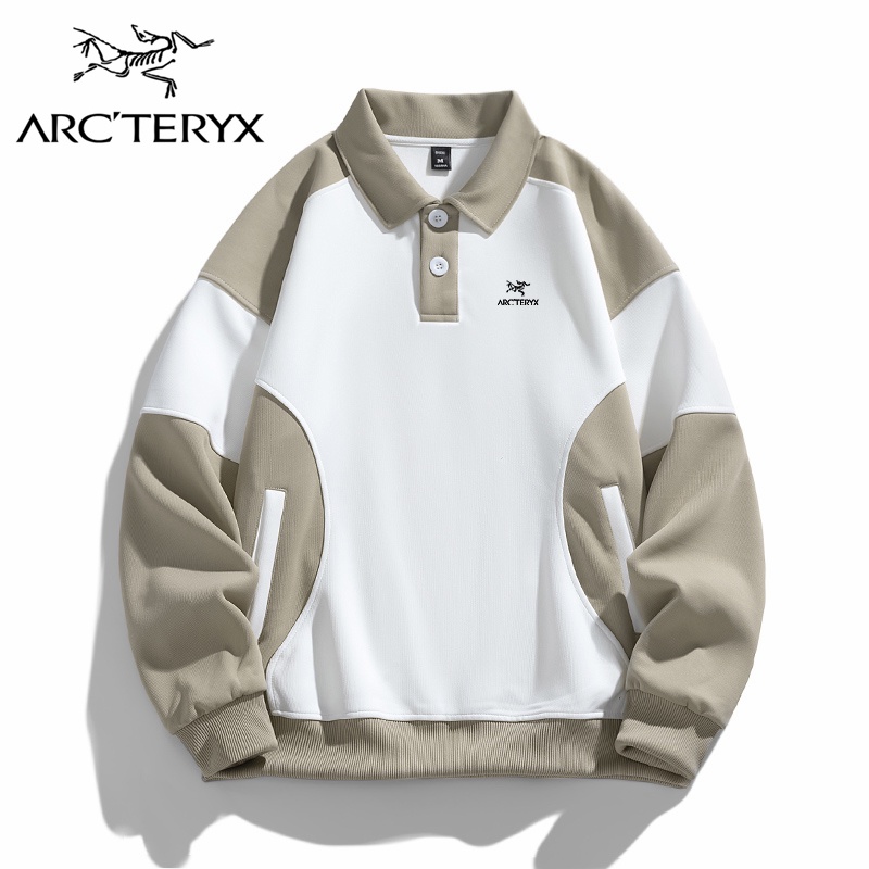 Arc'teryx เสื้อกันหนาว ผ้าฝ้าย 100% พิมพ์ลาย ทรงหลวม คุณภาพสูง แฟชั่น สําหรับคู่รัก