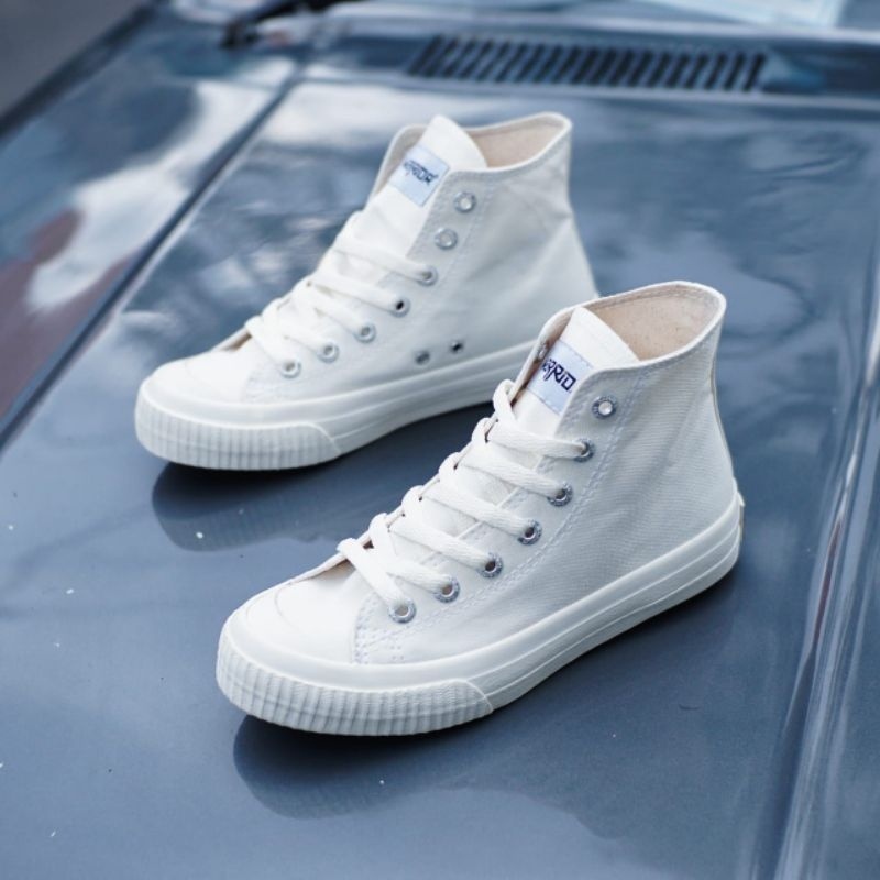 Warrior Venus High All White Shoes Original Mens Shoes รองเท้าผ้าใบ