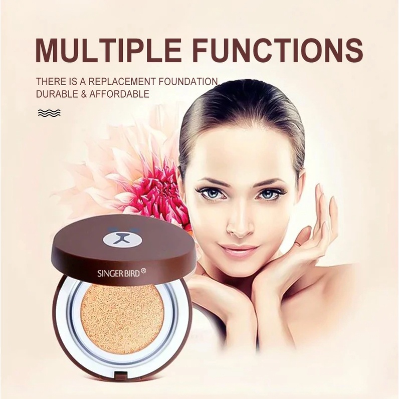 เกาหลี-LINE//Cushion Moisture SPF50+/PA+++ ขนาด15g+มาพร้อมรีฟิล 15g.คุมมัน หน้าใส กันน้ำ ปกปิด กันเหงื่อ ให้ความชุ่มชื้น